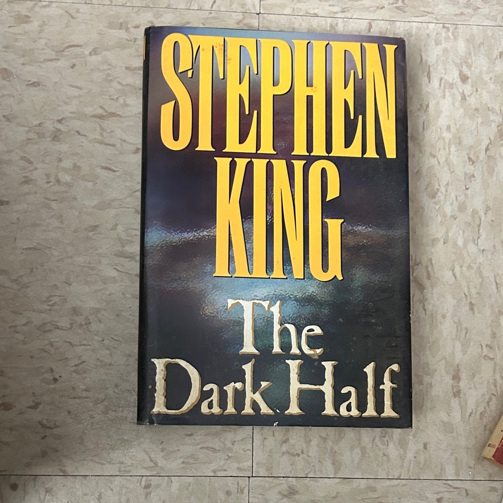 Stephen King 'The Dark Half' Hardcover Book